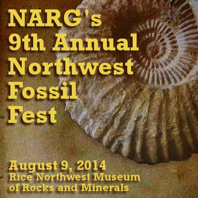 NARG 9th Annual Northwest Fossil Fest.