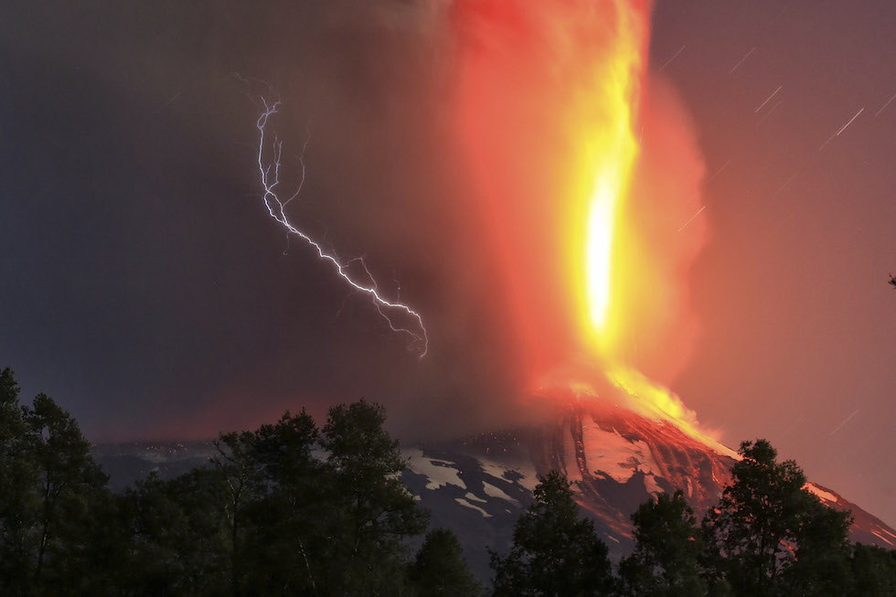 Villarrica, PucÃ³n, Cile  (AP Photo/Aton Chile)