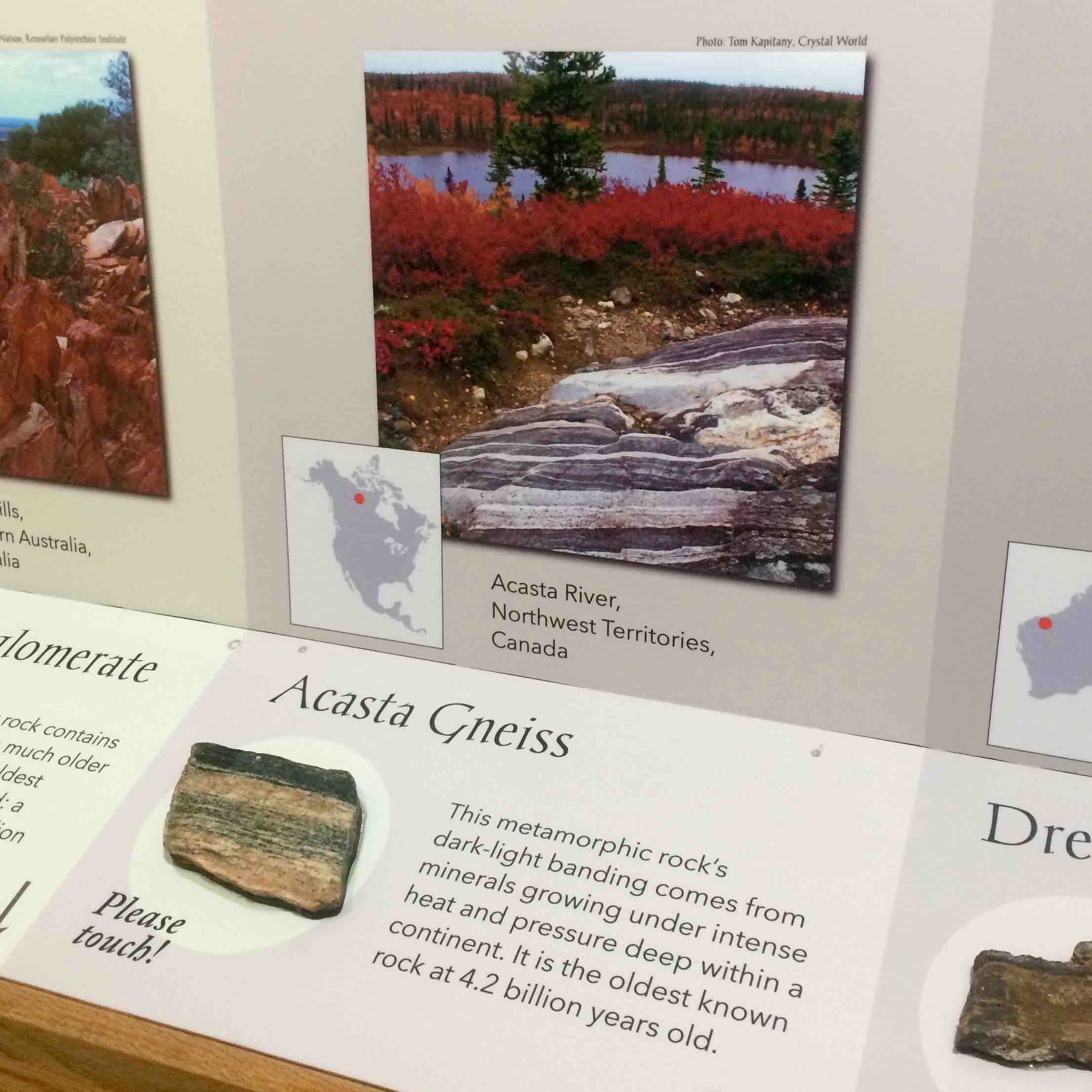 from Oldest Rocks Display