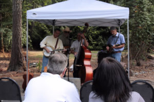 Band plays at Rice Northwest Museum of Rocks and Minerals - Summer Fest 2015.