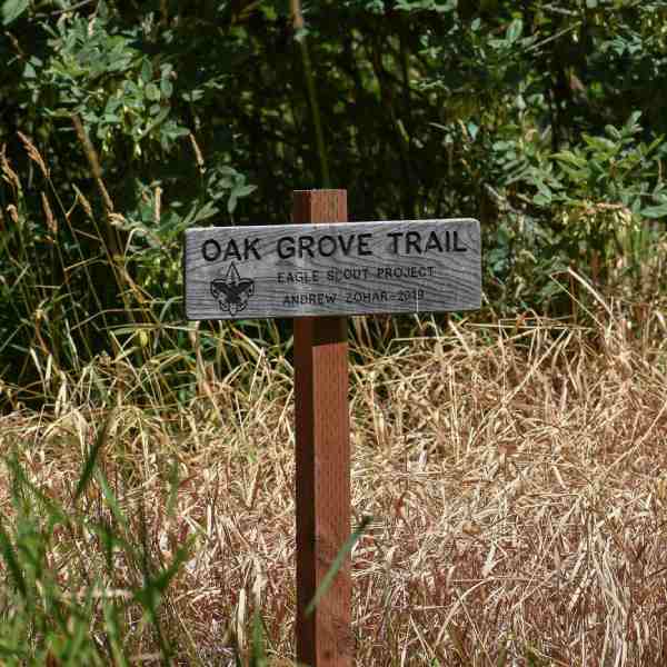 Photo of trail signage