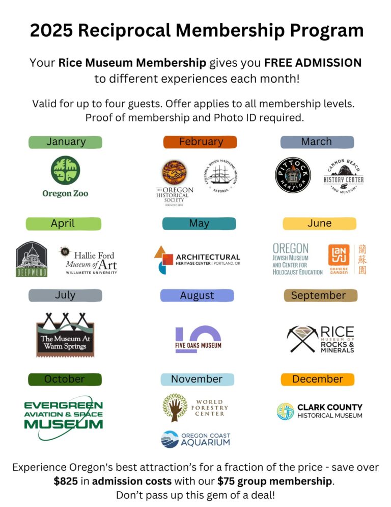 A poster with many different types of museum memberships.